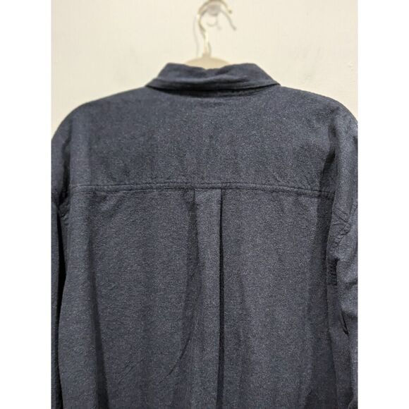 Croft & Barrow Thick Blue 100% Cotton Felt Button Up Shacket Shirt Jacket, XXL - Picture 6 of 9